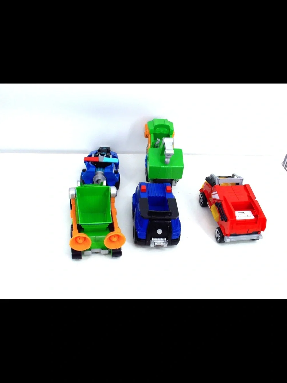 Lot of 5 PAW Patrol The Mighty Movie Toy Car Some Lights, Sounds & Figures Works